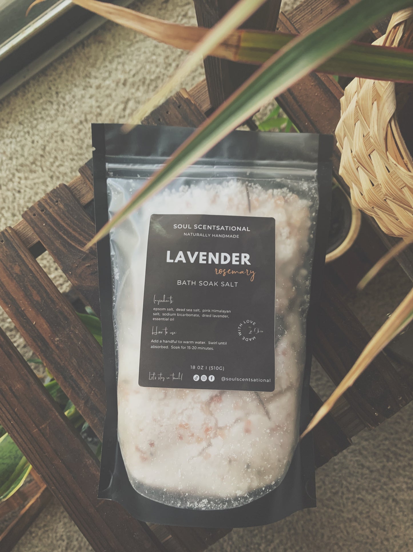 Lavender Rosemary Bath Salt